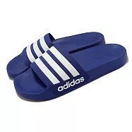 adidas 拖鞋 Adilette Shower 藍 白 男鞋 女鞋 三線 經典 條紋 愛迪達 GW1048 28.5cm BLUE/WHITE