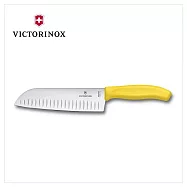 VICTORINOX 瑞士維氏 日式主廚三德刀 黃 6.8526.17L8B