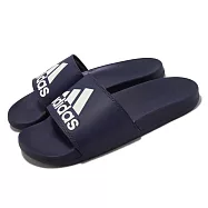 adidas 拖鞋 Adilette Comfort 深藍 白 男鞋 女鞋 快乾 愛迪達 H03616 26.5cm BLUE/WHITE