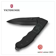 VICTORINOX 瑞士維氏 Evoke BS Alox 折疊式獵刀 136mm/4用/極黑+黑 0.9415.DS23