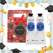 L&rsquo;OCCITANE 歐舒丹 乳油木護手霜禮盒30mlX2-國際航空版-畢業禮