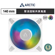 【ARCTIC】P14 PWM PST A-RGB 14公分聚流控制共享風扇 白色版|樂維科技官方公司貨