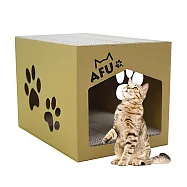 【毛孩王】AFU 台製32x41x30cm大貓屋/胖胖貓屋ACLH