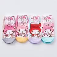 【ONEDER旺達棉品】三麗鷗幼童止滑襪 Hello Kitty 美樂蒂 雙子星寶寶襪 台灣製幼童襪(顏色隨機出貨)- MM-A215