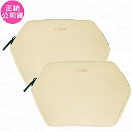 LA MER 海洋拉娜 燕麥奶太空棉化妝包*2(公司貨)
