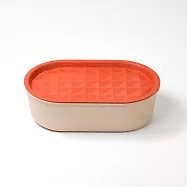 re-ing 天然竹纖維便當盒-大 (纁紅色)