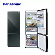 Panasonic 國際牌 ECONAVI 雙門325L冰箱 NR-B331VG -含基本安裝+舊機回收 (X1)鑽石黑