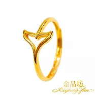 【金品坊】999.9黃金尋覓真愛魚尾戒指