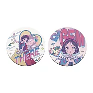 【Disney 迪士尼】軟式珪藻土杯墊 漫畫風 杯墊 矽藻土 (2入/組) (10*10*0.5cm) 漫畫白雪