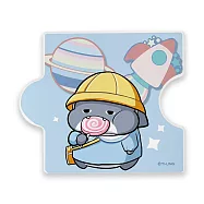 【胖鯊魚鯊西米】拼圖珪藻土杯墊 星球系列 杯墊 矽藻土 (12*14*0.9cm) 鯊西米