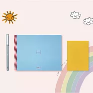 Neo smartpen|M1+ 嶄新生活 絢麗多彩組 朦朧灰+寶寶藍