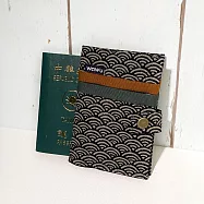 WaWu 護照套+扣帶 客製接單生產 (青海波)