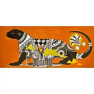 【玲廊滿藝】葉倢伃-水獺之二20x45cm