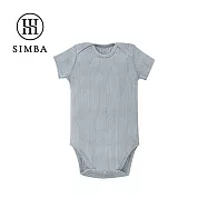 【小獅王辛巴】Air Upper 透氣棉圓領包屁衣80cm/90cm(短袖) 80cm-藍冉