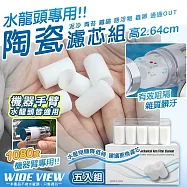 【WIDE VIEW】陶瓷濾芯五入組-機械臂水龍頭專用(不含水龍頭 水龍頭濾芯 淨水過濾 高效過濾雜質/00005)