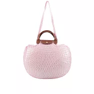 LONGCHAMP LE PLIAGE FILET 二用漁網包 (粉色)