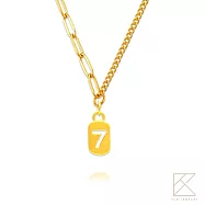 【TLH】黃金墜鎖骨項鍊 純金999 星夢之翼 約重0.05錢&plusmn;0.01 7牌