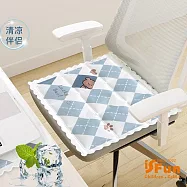 【iSFun】夏季小物*水冷涼爽散熱坐墊/35x35cm 小熊款隨機色