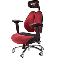 GXG 雙軸枕 DUO KING 記憶棉工學椅(鋁腳/4D弧面摺疊手) 型號3608 LUA1D
