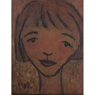 【玲廊滿藝】黃慧鶯-少女之三40x31.5cm