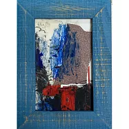 【玲廊滿藝】黃慧鶯-拼貼：遊走在清明與渾沌之間(8)20x15cm