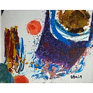 【玲廊滿藝】黃慧鶯-拼貼十二：遊走在清明與渾沌之間19.5x14cm