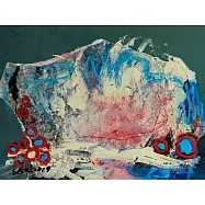 【玲廊滿藝】黃慧鶯-拼貼七：遊走在清明與渾沌之間19.5x14cm