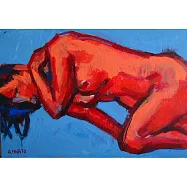 【玲廊滿藝】鍾奕華-裸女之二29.5x20.5cm