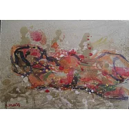 【玲廊滿藝】鍾奕華-裸女之四30x21cm