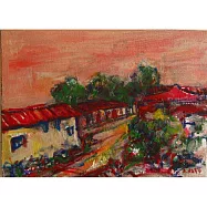 【玲廊滿藝】鍾奕華-從前喜歡豔彩的年代-1-37x26.5cm