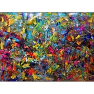 【玲廊滿藝】張耀慶-奇幻森林中的精靈57x77cm