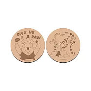 【Disney 迪士尼】軟式珪藻土杯墊 維尼 單色系列 杯墊 珪藻土 (2入/組) (10*10*0.5cm) 一個想法