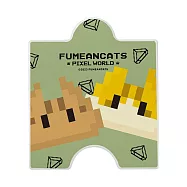 【黃阿瑪的後宮生活】拼圖珪藻土杯墊 像素系列 黃阿瑪 杯墊 珪藻土 (12*14*0.9cm) 髒綠寶石