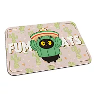 【黃阿瑪的後宮生活】軟式珪藻土地墊 墨西哥系列 地墊 珪藻土 (60*40*0.5cm) 仙人掌