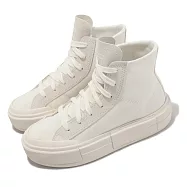 Converse 帆布鞋 Chuck Taylor All Star Cruise HI 男女鞋 白 厚底 高筒 A04688C 22.5cm WHITE/WHITE