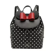 kate spade 迪士尼聯名皮革後背包-黑色點點