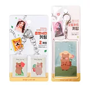 韓國Quokka 相片吊飾 鑰匙圈 掛飾 小卡吊飾 證件照吊飾 大1小2