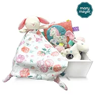 【MaryMeyer】粉粉經典禮盒(粉粉兔寶安撫巾+彩虹小馬沙沙紙+彩虹小馬手搖鈴)