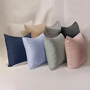 LITA麗塔《莫代爾》40*40抱枕套(一入) 100%精梳棉 粉紅