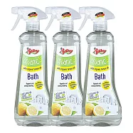 德淨Poliboy浴廁清潔500ml三入組合(有機浴室水垢清潔劑*3) 浴室水垢+浴室水垢+浴室水垢