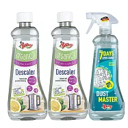德淨Poliboy居家清潔500ml三入組合(有機水垢清潔劑*2/除塵大師*1) 去水垢+去水垢+除塵