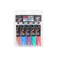 [時代中西畫材]澳洲 Chroma 熔融金屬壓克力套組 5色/75ml 一般色系