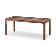 【MUJI 無印良品】節眼木製餐桌/附抽屜/胡桃木/寬180CM