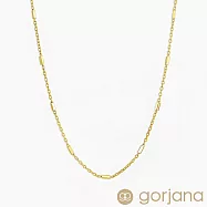 美國GORJANA 幾何金屬鍊條鍍18K金項鍊