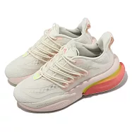 adidas 慢跑鞋 AlphaBoost V1 女鞋 白 粉 緩震 運動鞋 路跑 愛迪達 IE9730 25.5cm WHITE/PINK