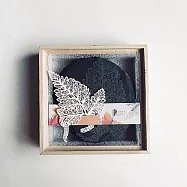 蕨類化石石皿 兔腳蕨