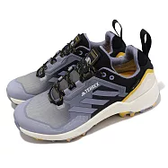 adidas 越野跑鞋 Terrex Swift R3 GTX x NATG 男鞋 紫 防水 聯名 馬牌輪胎大底 HQ8826 27.5cm PURPLE/YELLOW