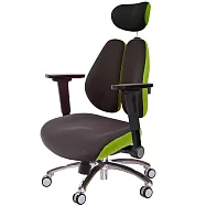 GXG 雙背DUO KING 工學椅(鋁腳/4D平面摺疊手) TW-3006 LUA1H