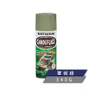 樂立恩 RUSTOLEUM 迷彩噴漆 多色澤(低反光/340g) 1920830軍械綠