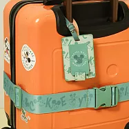 迪士尼 米奇 行李吊牌 旅行系列 吊飾 裝飾 包包配件 綠色